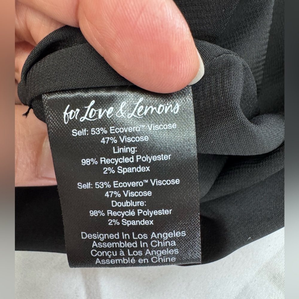 For love y lemons.Elegant Black Women's Sleepwear Dress - Picture 11 of 11